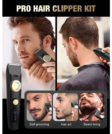Sejoy Beard Trimmer for Men - Cordless Hair Clipper with LED Display for Mustache & Hair Cutting | Ideal for Home Use - Black Z-black - Buy Online on GoSupps.com