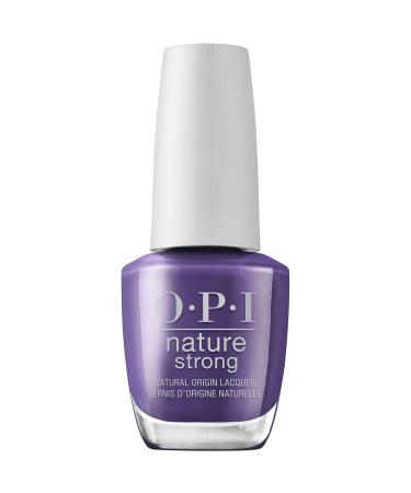 OPI Nature Strong Nail Polish | Quick Dry Vegan Nail Varnish with Long-Lasting Results | Made with Natural Ingredients | Dark Shades | A Great Fig World | 15 ml