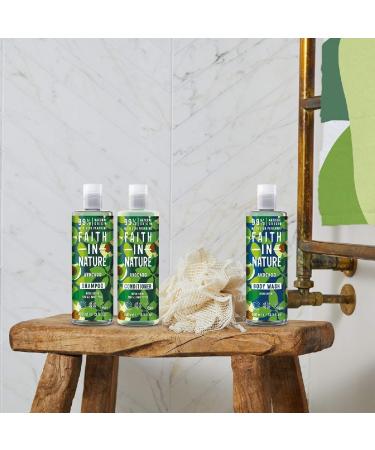 Faith In Nature Natural Avocado Body Wash Nourishing Vegan and Cruelty Free No SLS or Parabens 400 ml (Pack of 1) Avocado 400 ml (Pack of 1) - Buy Online on GoSupps.com
