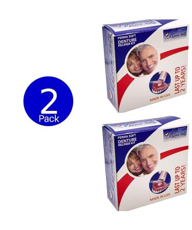 Perma Soft Denture Reline Kit - 2 Boxes (Relines 4 Dentures) - Buy Online on GoSupps.com