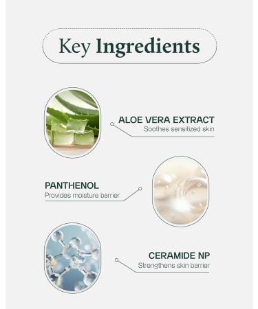 Daily Moisture Toner - Hydrating & Calming Korean Skincare for Sensitive Skin | Aloe Vera & Ceramide | 5.07 fl oz - Buy Online on GoSupps.com