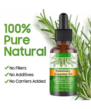 100% Pure Natural Rosemary Oil - Multipurpose Hair Oil for Growth Nourishing Scalp & Strengthening Hair - Buy Online on GoSupps.com