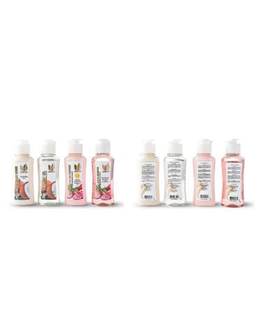 Natural Sant Body Care Essentials Set - Shampoo, Conditioner, Scrub, Coconut Oil - Travel Size Kit with All-Natural Ingredients - Buy Online on GoSupps.com