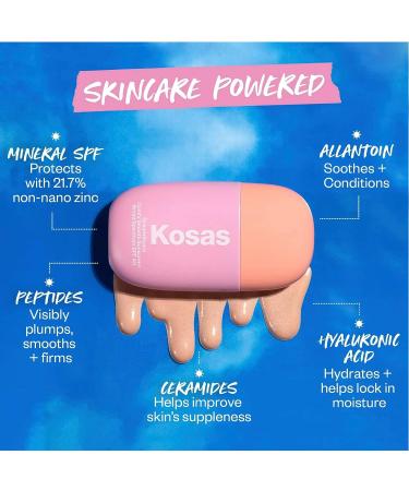 Kosas DreamBeam SPF 40 Mineral Sunscreen with Ceramides and Peptides - Buy Online on GoSupps.com