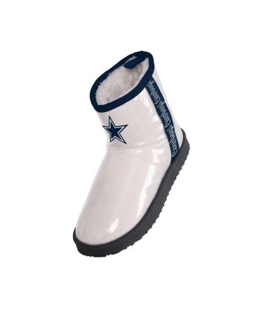 FOCO NFL Women's Team Sherpa Lined Rain Boots Dallas Cowboys 8 Team Color
