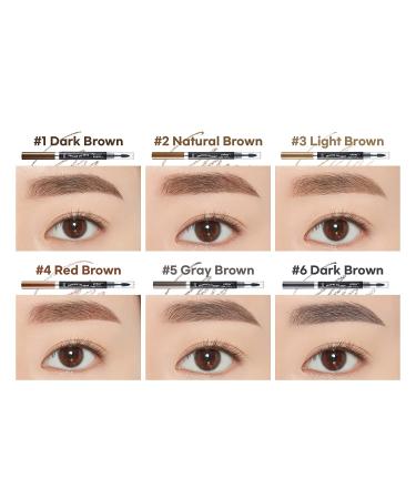 ETUDE Drawing Eye Brow Proof Gel Pencil - #02 Natural Brown | Waterproof & Long-Lasting Eyebrow Pencil | K-Beauty Makeup - Buy Online on GoSupps.com