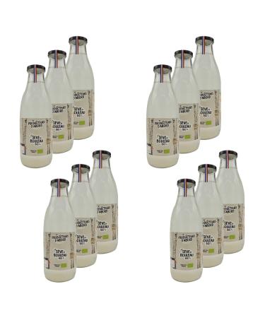 Les Producteurs d'abord Pack of 12 Organic Birch Sap 100% Natural Detox Drink France 1 L Bottle