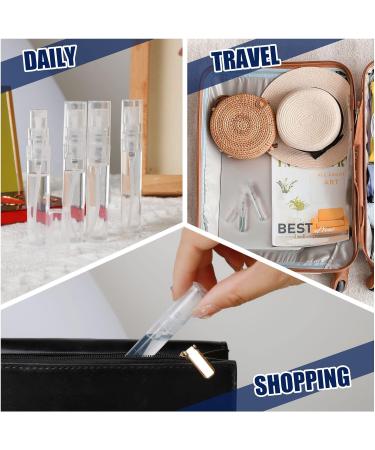 FANDAMEI Mini Spray Bottle Set - 10 Pack 5ml Clear Plastic Fine Mist Refillable Perfume Atomizers for Travel - Small Empty Sample Containers - Buy Online on GoSupps.com