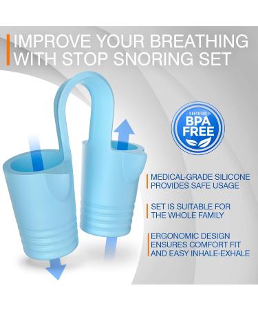 Set of Nose Vents - Effective Anti-Snoring Nasal Dilators & Snore Stopper for Better Sleep - Alleviate Nasal Congestion - Buy Online on GoSupps.com