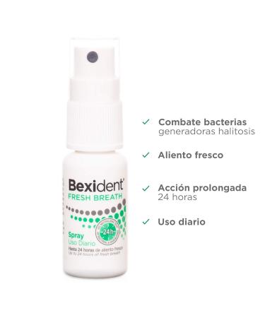 ISDIN Bexident Fresh Breath Mouth Spray 15ml - Long-Lasting Freshness for All-Day Confidence | International Shipping Available - Buy Online on GoSupps.com