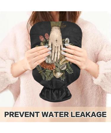 Buy Naanle Botanical Mushroom Hot Water Bottle - 2L Large Warm Gauge for Pain Relief & Therapy | International Shipping Available - Buy Online on GoSupps.com