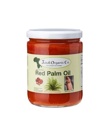 Juka's Red Palm Oil (100% Organic & Natural From Africa)(16.9 FL OZ) 16.9 Fl Oz (Pack of 1)