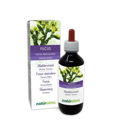 Bladderwrack or Sea Oak (Fucus vesiculosus) Thallus (Seaweed) Alcohol-Free Mother Tincture Naturalma | Liquid Extract Drops 200 ml | Food Supplement | Vegan Alcohol-free 200.00 ml (Pack of 1)