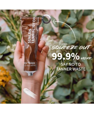 Buy Self Tanning Lotion - Streak-Free Hydrating Cream for Natural Bronzer Glow | Tube Squeezer - Ideal for Men & Women | International Shipping Available - Buy Online on GoSupps.com