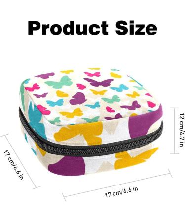 Buy Women's Bonds Storage Pockets Stillpad Halter - Colorful Butterflies Portable Period Kit Bag | Feminine Products for Girls - Buy Online on GoSupps.com