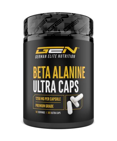 B ta Alanine Ultra Caps - 365 capsules - Hautement dos avec 1250 mg par capsule - B ta Alanine Acide Amin avec 99% de puret - Sans additif ind sirable
