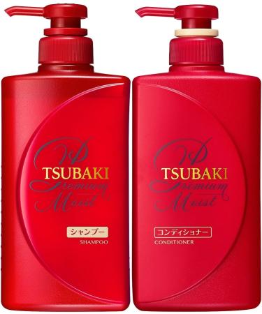 Tsubaki Premium Hair Care Kit- Moist experience 490ml shampoo +490 ml conditioner Tsubaki Series LIMITED EDITION TSUBAKI( ) a  - Buy Online on GoSupps.com