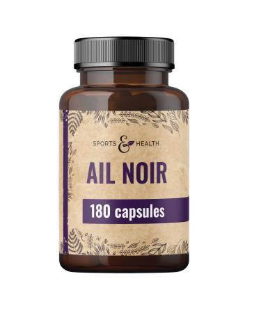 G lules d ail noir 9 000 mg partir d un extrait 15:1 180 g lules hautement dos es Black Garlic Capsules V ganes et sans additifs Extrait de bulbe d ail noir