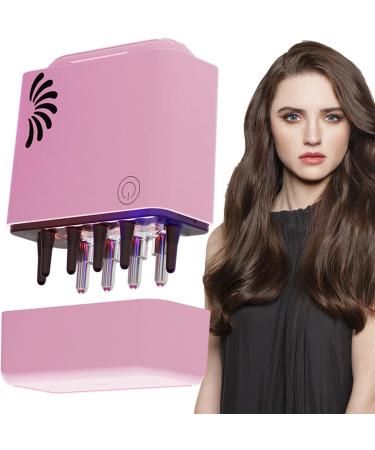 Hair Oil Applicator - Scalp Applicator Comb Hair Oil Dispenser | Red Light Head Massage Comb Electric Scalp Massager Hair Brush - Buy Online on GoSupps.com