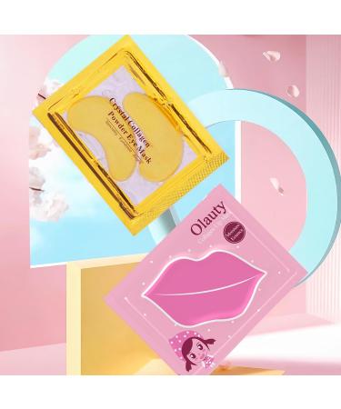 ZARICS 30PCS Lip & Under Eye Mask Set - 24K Crystal Collagen Eye Patches for Puffiness Moisturizing Pink Lip Masks Fine Lines & Dark Circles Solution for Women & Men - International Shipping Available - Buy Online on GoSupps.com