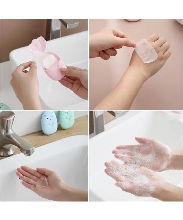 Travel Tire Flakes - 3 Box Set with 40 Refill Packs | Portable Soap Flakes for Camping & Travel - Fragrance Foaming Hand Disinfectant - Buy Online on GoSupps.com