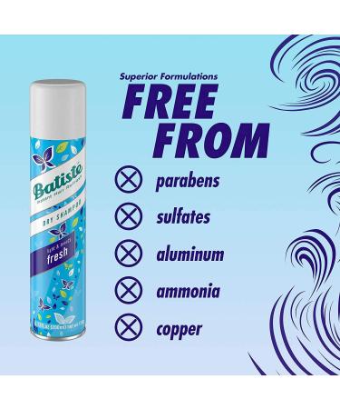 Batiste Dry Shampoo Fresh Fragrance 6.73 Oz - Buy Online on GoSupps.com