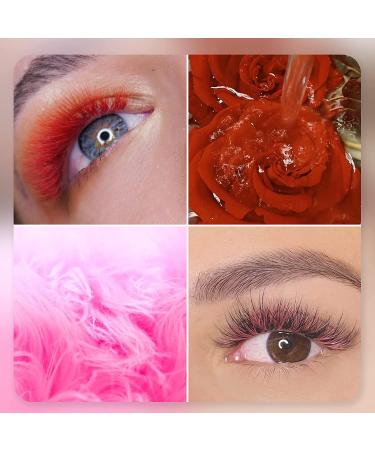 EMEDA Colored Lash Extensions D Curl .07 - 6 Colorful Lashes 15mm - Individual Eyelash Extensions - Buy Online on GoSupps.com