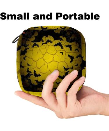 MUOOUM Women's Halloween Eye Pattern Storage Bags | Portable Menstrual Cup & Pad Bags for Teens & Women - Color 6 - Buy Online on GoSupps.com