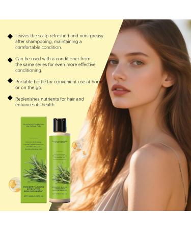  Generisch Rosemary hair growth shampoo for women and men organic hair growth shampoo with hydrolyzed keratin anti-hair loss repairing and nourishing scalp treatment - Buy Online on GoSupps.com