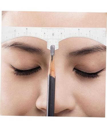 WOONEKY 2 Rolls Adhesive Brow Ruler Stickers Eyebrow Measuring Sticker Makeup Supplies White - Buy Online on GoSupps.com
