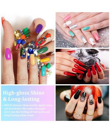 Opove Dip Powder Nail Kit - 30 Colors Dipping Kit with Liquids Set - Rainbow Glitter Nude Powder for DIY Manicure - Buy Online on GoSupps.com