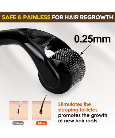 Minoxidil 5% Hair Growth Kit with Derma Roller and Serum - Men & Women Hair Loss Solution - Buy Online on GoSupps.com