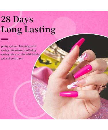 MAYCHAO 15ML Hot Pink Gel Nail Polish - Soak Off UV LED Nail Gel for Manicure Salon & DIY - 0.5 OZ - Buy Online on GoSupps.com
