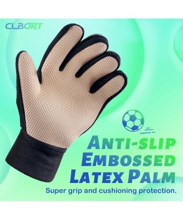 Clbort Children's & Adolescent Football Goalkeeper Gloves - Super Hold Double Protection Portable - Ideal for Young Keepers - Buy Online on GoSupps.com