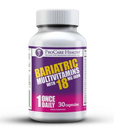 Once Daily Bariatric Multivitamin - Capsule - 18mg Iron - 30ct