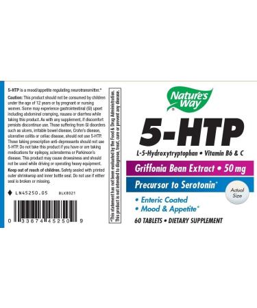 Buy Nature's Way Amino 5-HTP 50mg - 60 Tablets for Mood Support | International Shipping Available - Buy Online on GoSupps.com