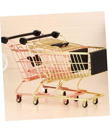 FRCOLOR Rose Gold Makeup Products Storage Rack & Trolley | Trendy Iron Clothes Drying Cart - 12x10.5x8 CM - Shop Internationally - Buy Online on GoSupps.com