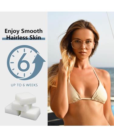 EarayWax Hard Wax 1lb Wax Blocks for Hair Removal Sensitive Skin Perfect for Full Body Facial Brazilian Bikini and Legs at Home Wax Refill for Women Men White - Buy Online on GoSupps.com