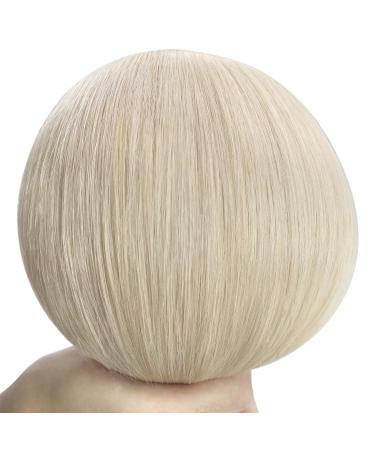 Youngsee Platinum Blonde Real Hair Weft Extensions 55cm - Premium Quality Swing Weaving Hair Bricks for Stunning Looks - Buy Online on GoSupps.com