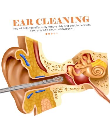 DOITOOL 15 Sets Tool Care Personal Case Pu Scoop of Clean Earpick Spiral Pick Spoon for Picking Inner Ear Outdoor Adults Removal with Earwax Household Tools Remover Picker Curette Color Assorted Colorx5pcs 9.2X0.5X0.5CMx5pcs - Buy Online on GoSupps.com