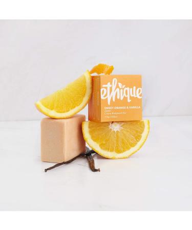Ethique Sweet Orange & Vanilla Cr me Bodywash Bar - 3.88 oz - Sensitive Skin - Vegan, Cruelty-Free, Eco-Friendly - Buy Online on GoSupps.com