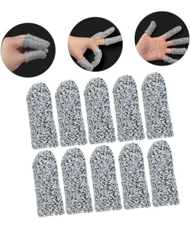 FRCOLOR 20 Pcs Anti-Cut Finger Cot Covers | Cut Resistant Thumb Protectors & Finger Sleeves for Safe Food Preparation - Buy Online on GoSupps.com