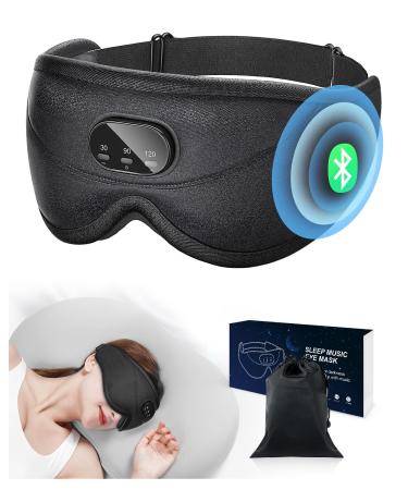 Bluetooth Sleep Mask Headphones Newest White Noise Blackout Sleepathy Sleep Mask Upgraded 3D Contoured Sleep Headphones Sleep Mask Gift Gadgets for Men & Women Great for Travel Nap Night Relaxation