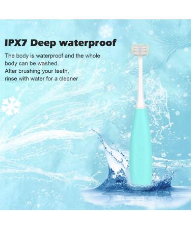 Kids Sonic Toothbrush | Rechargeable 32000 VPM | Patented 3 Brush Head Design | Angled Bristles | Ages 3+ | Blue - Buy Online on GoSupps.com
