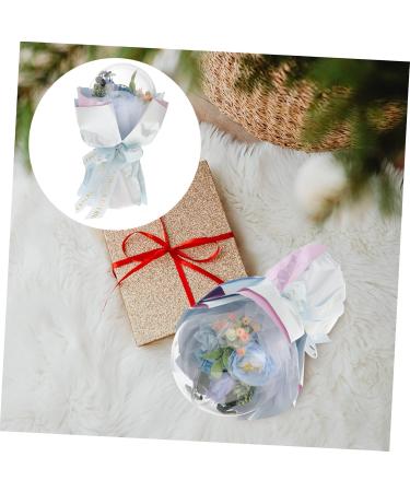 Angoily 1 Holding Flowers Soaps Bath Soaps Essential Oil Rose Artificial Rose Bath Bath Flowers Soap Roses Touch Bouquet Birthday Present Rose Petal Acrylic - Buy Online on GoSupps.com