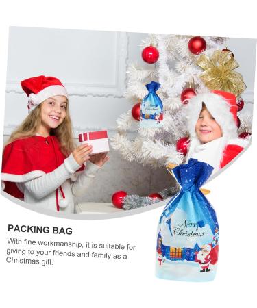 Abaodam 50 Pcs Christmas Wrapping Bag Candy Bags Christmas Candy Bag Goody Bag Storage Bags Drawstring - Buy Online on GoSupps.com
