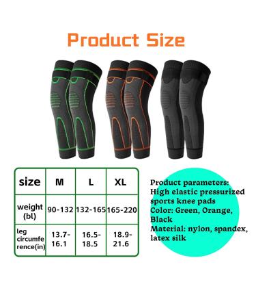 Buy S-SNAIL-OO Tourmaline Acupressure Self-Heating Knee Sleeve - Medium Orange for Sports & Joint Protection | International Shipping Available - Buy Online on GoSupps.com