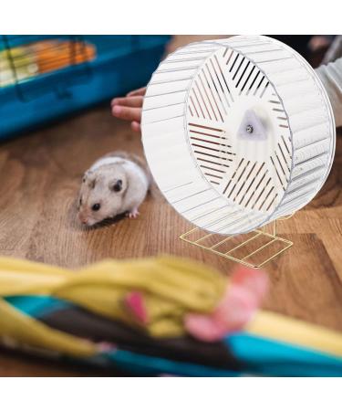 Gerbil Pig Wheel 12 Inch Silent Hamster Wheel | 26.5X23cm | Quiet Exercise Wheel - Buy Online on GoSupps.com