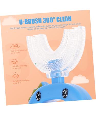 Partykindom 4-Piece U-Shaped Silicone Toothbrush Set for Kids Portable & Sweet Design for Baby Oral Care - Buy Online on GoSupps.com