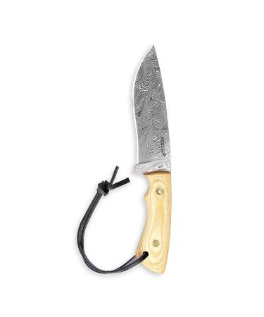 Perkin Handmade Damascus Hunting Knife with Sheath - WBC120